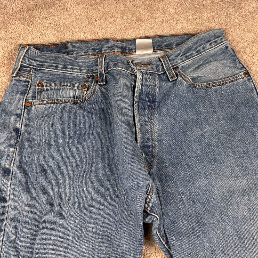 Levi's 501xx Straight Fit Button Fly Jeans Y2K VTG Men's 34x32 (Fits 32x31)